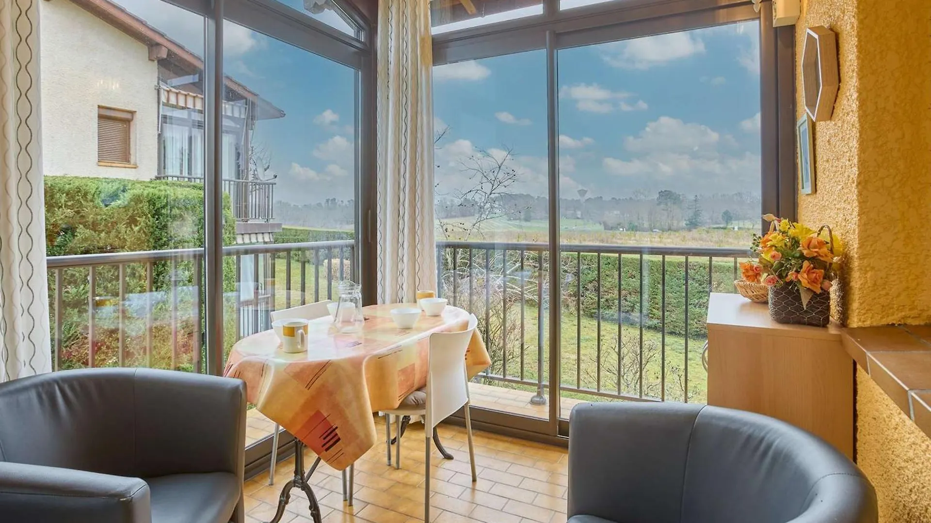 T2 Bis Lumineux Avec Veranda, Parking Gratuit, Wifi, Proche Nature - Fr-1-841-33 Barbotan-les-Thermes Franciaország